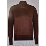 Red Button Turtleneck Mocca